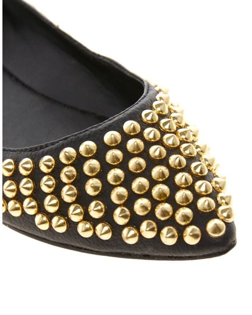 Steve madden shop spiked flats