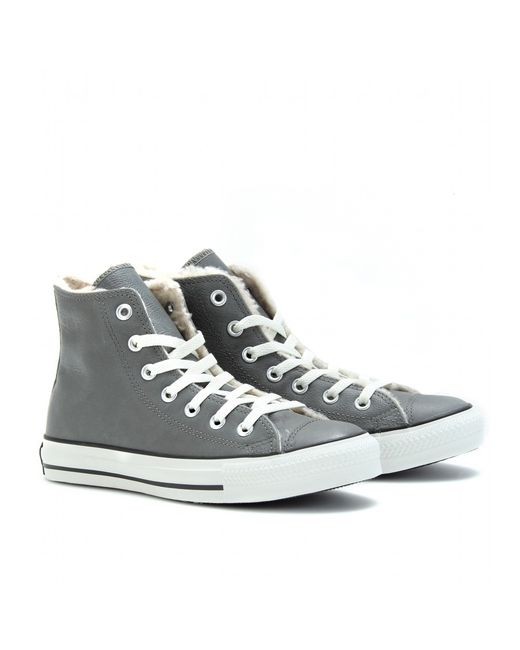 converse high top shearling