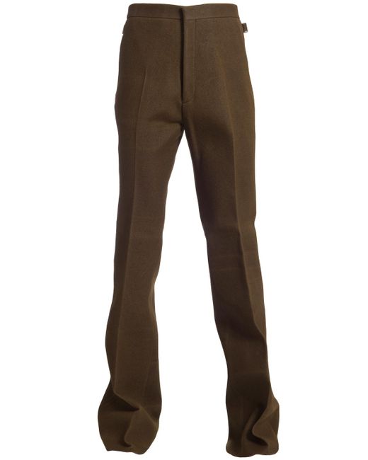 Lanvin Lanvin Mens Large Flare Trousers in Natural for Men