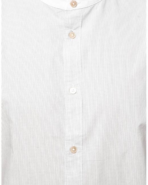Paul Smith White Shirt with Grandad Collar for men