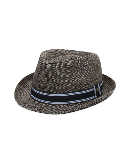 Quiksilver Schralpsten Fedora Hat in Tobacco Brown 