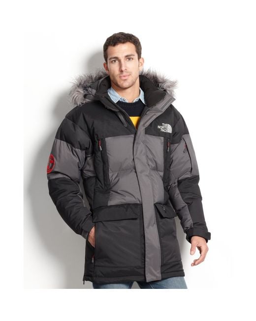The North Face Gray Vostok 700 Fill Down Parka for men