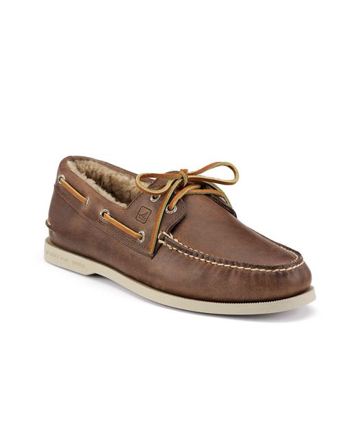 Sperry Top-Sider Authentic Original Winter Deck Shoes with Shearling ...