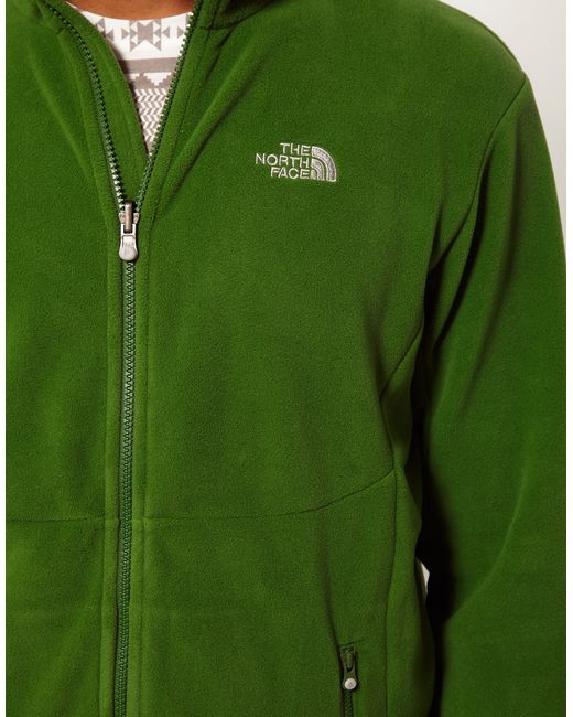 North face best sale green fleece jacket