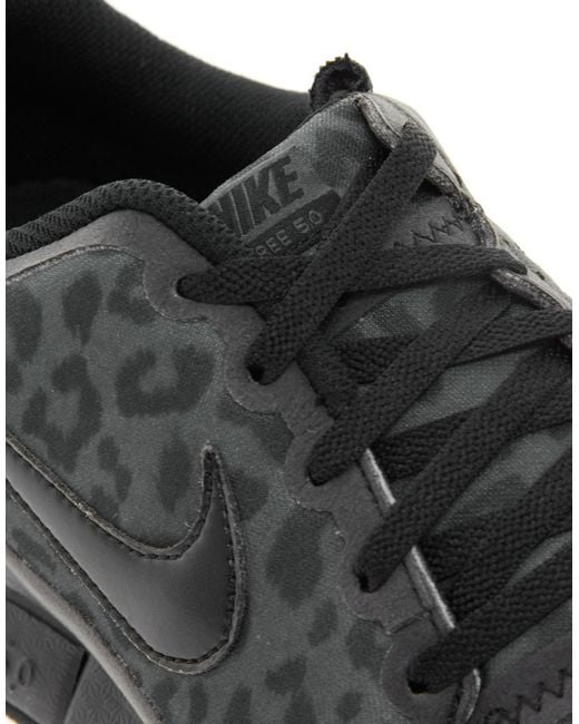 Nike Gray Leopard Performance Trainers