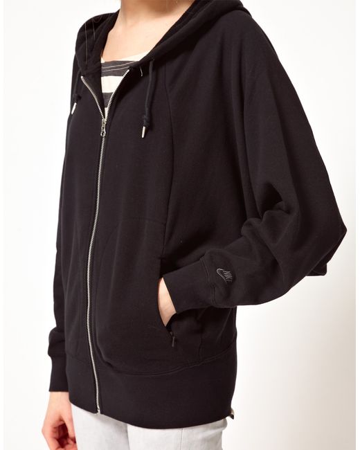 Nike Batwing Hoodie in Black | Lyst