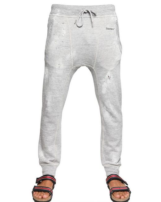 DSquared² Distressed Cotton Fleece 