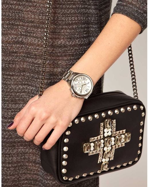 Michael kors rose shop gold watch roman numerals