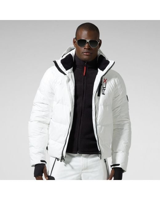 RLX Ralph Lauren Puffer Jacket in White for Men | Lyst
