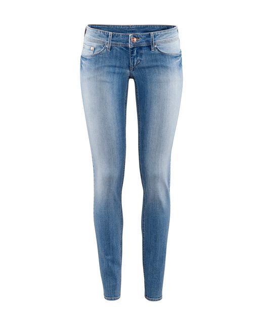 H&M Super Skinny Super Low Jeans in Blue | Lyst Canada