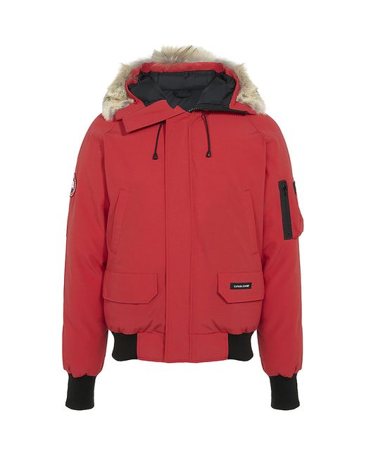 Canada goose Chateau Coyote-Trimmed Down-Filled Parka in Red for Men | Lyst dalmatian plush