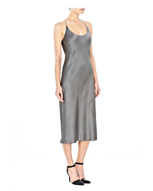 t by alexander wang silk dress Sleeveless Turtleneck Dress in BLACK