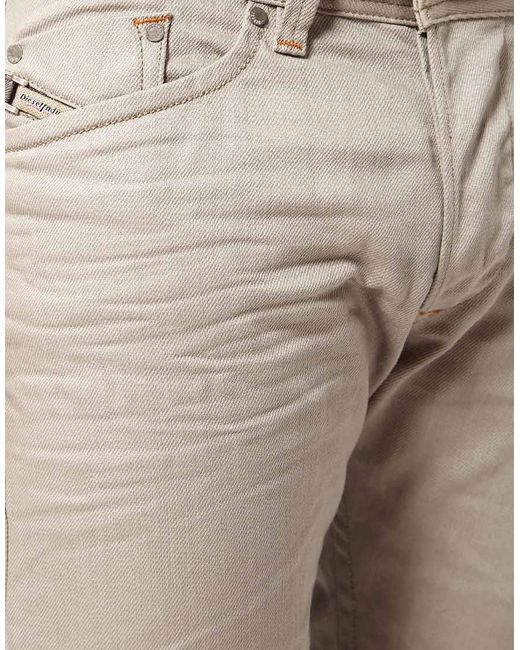 DIESEL Jeans Darron 8qu 98q Regular Slim in Gray for Men | Lyst