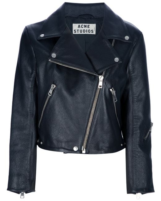 Acne Studios Black Rita Leather Jacket