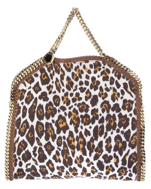 Stella McCartney Multicolor Leopard Print Tote Bag