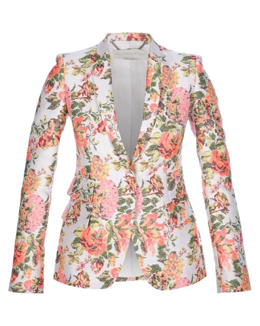 Stella McCartney Pink Floral Blazer