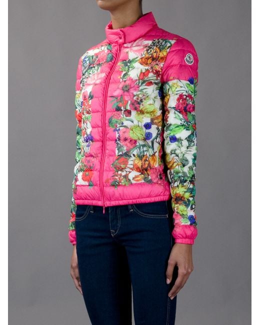 Moncler floral coat discount