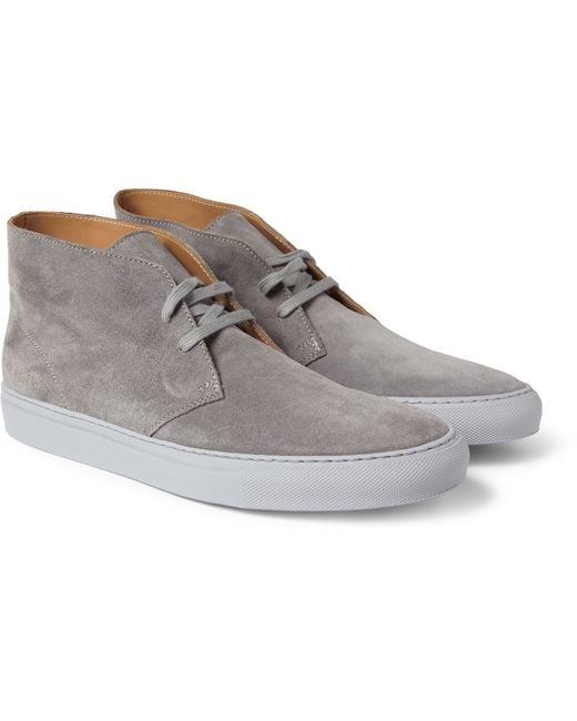 Common Projects Gray Suede Chukka Boots for men