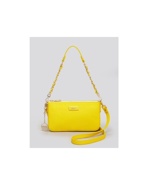 DKNY Crossbody Bag in Yellow Lyst
