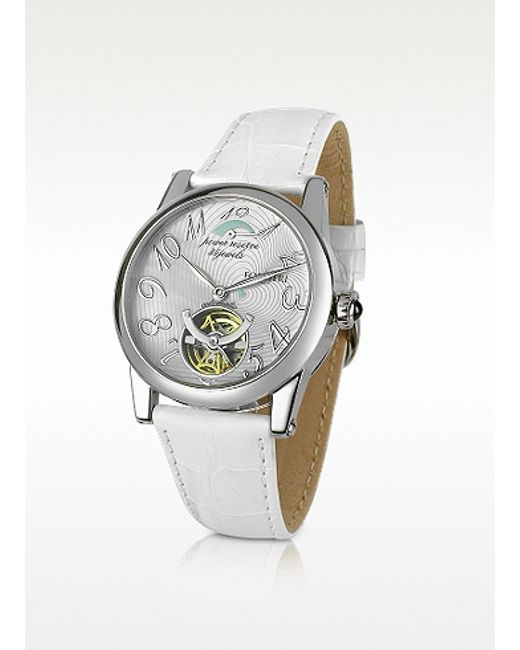  Women39;S White Automatic Mechanical Watch in White  Save 30%  Lyst