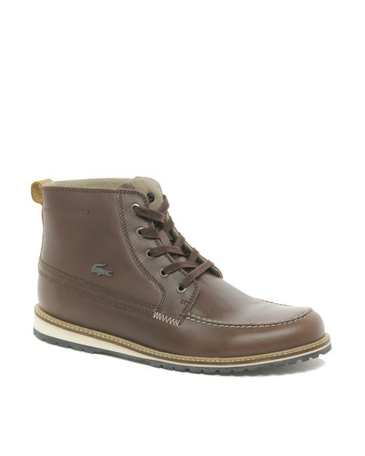 Lacoste Marceau Boots in Brown for Men | Lyst
