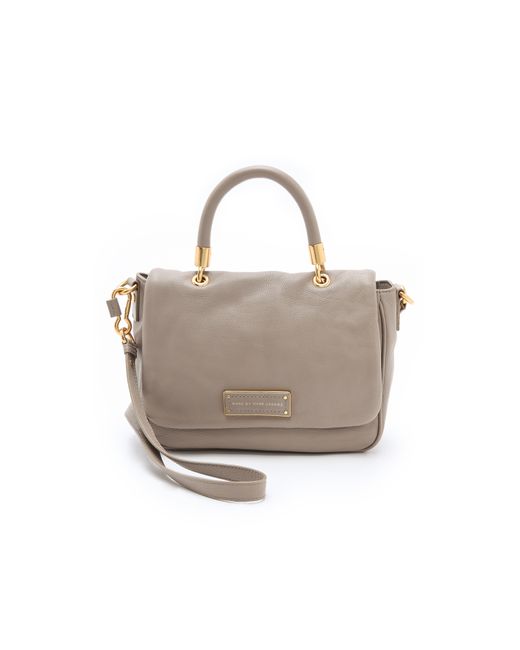 Marc By Marc Jacobs Gray Too Hot To Handle Small Top Handle Bag