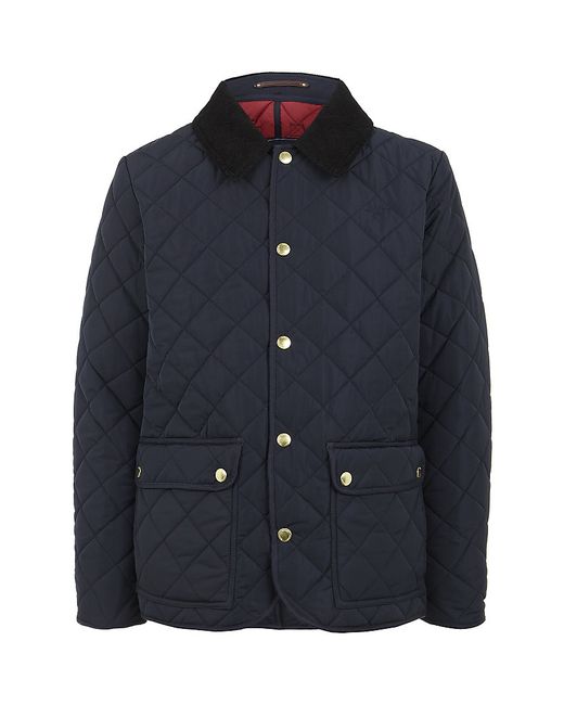 GANT Blue Woodford Quilted Jacket for men