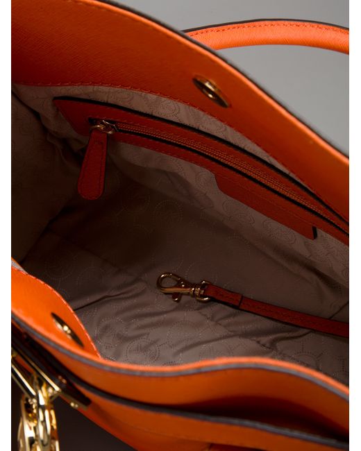 Orange Michael Kors s 30f2gttt8l Bag in Orange - Save 41% Burnt Orange Womens Tote bags Michael Kors Tote bags 