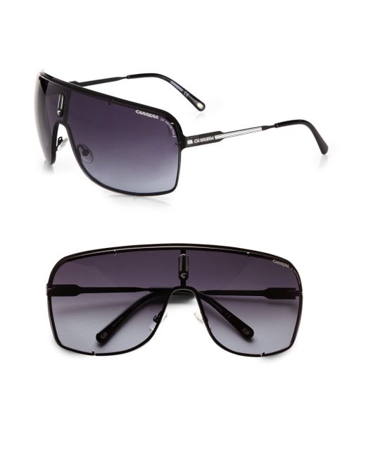 Carrera Metal Shield Sunglasses in Black for Men | Lyst