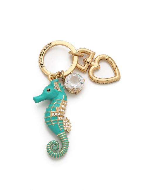 Juicy Couture Metallic Seahorse Key Fob