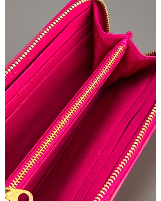 Hot pink marc store jacobs wallet
