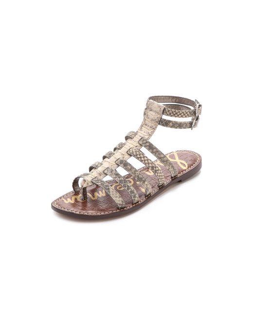 Sam Edelman Gilda Gladiator Sandals in Black Lyst