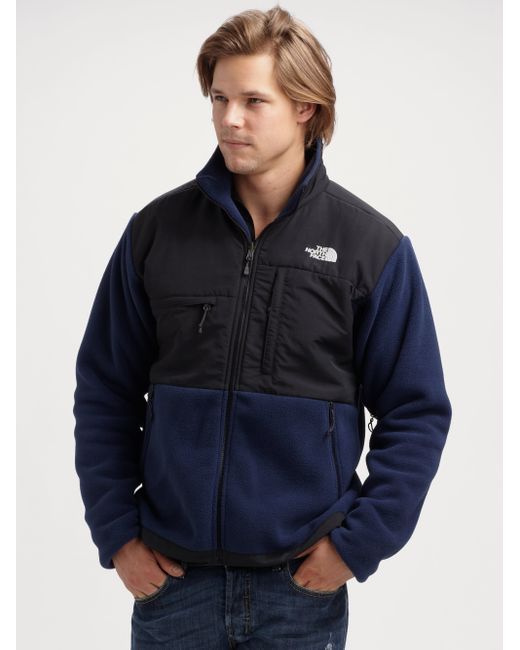 The North Face Denali Fleece Jacket in Black (Blue) for Men - Lyst
