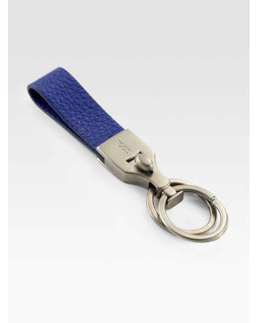 Tod's Valet Parking Key Fob in Blue Lyst