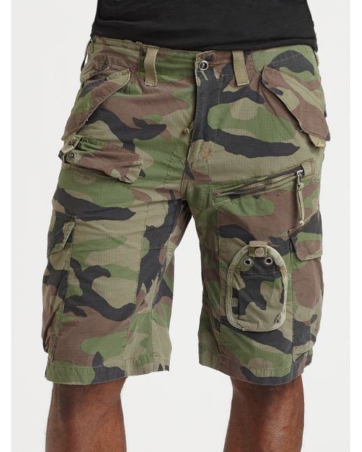 RLX Ralph Lauren Search Rescue Camouflage Shorts in Green for Men | Lyst