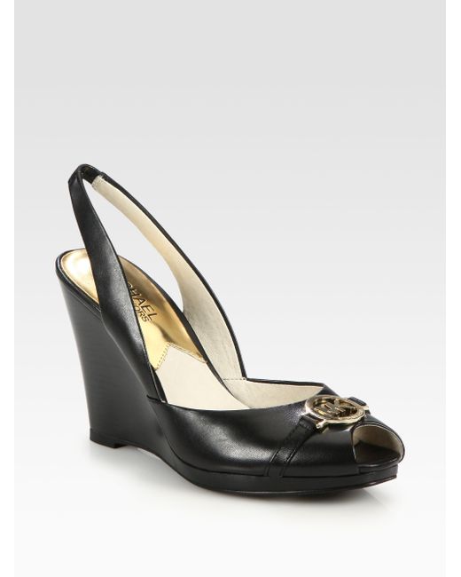 michael kors wedge pumps