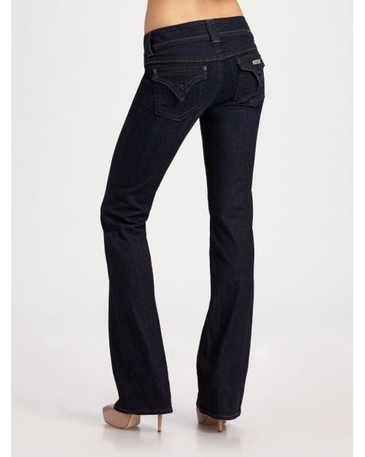 hudson signature mid rise bootcut jeans