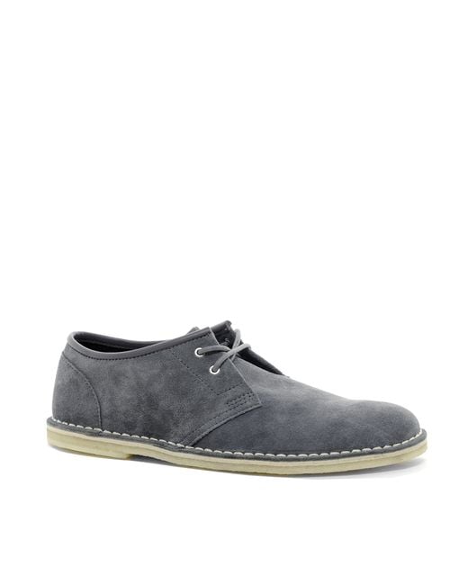 Clarks Gray Jink Shoes for men