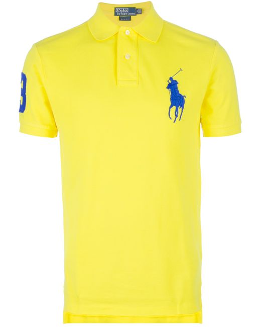 Polo Ralph Lauren Yellow Big Pony Polo Shirt for men