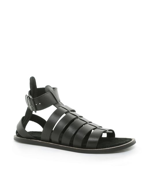 ASOS Black Gladiator Sandals for men
