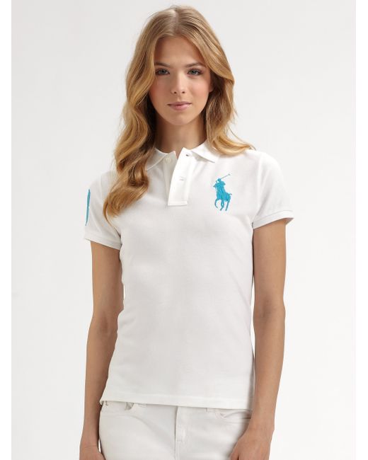 blue label women polo