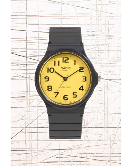 G-Shock Black Yellow Face Watch