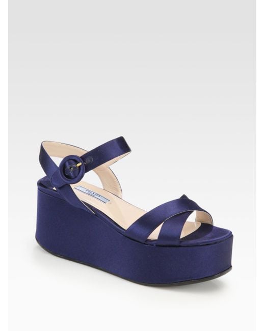 black platform wedge mules