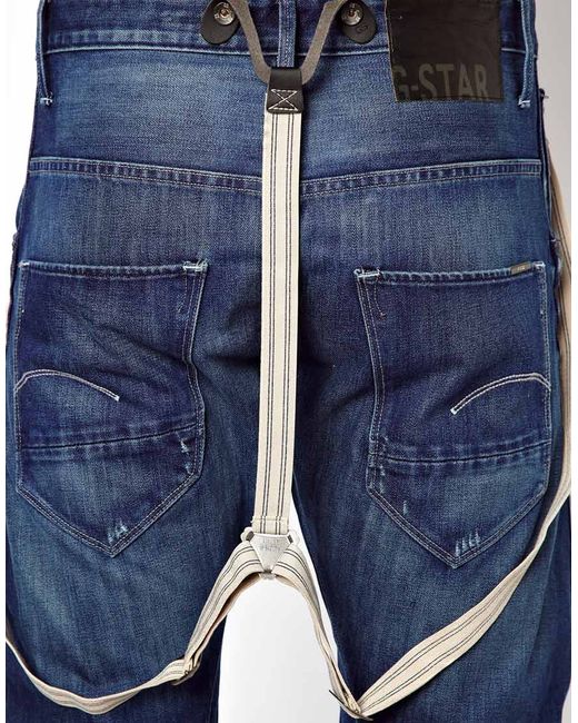 パンツ G STAR RAW ARC 3D LOOSE TAPERED BRACES G-STAR RAW Arc 3D Loose Tapered Braces COJ Khaki Chino Pant