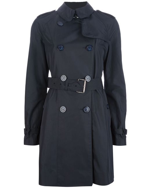 Moncler Blue Lorraine Trench Coat