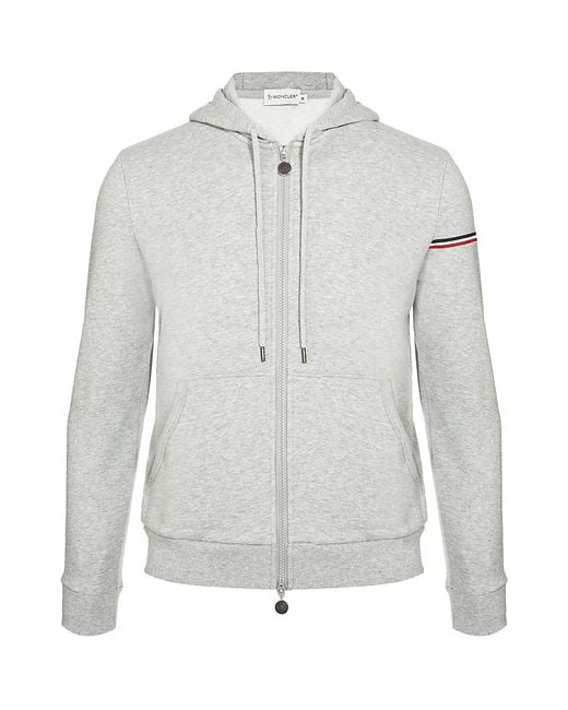 Moncler Maglia Jersey Cardigan in Grey for Men | Lyst UK