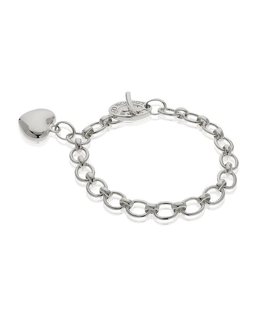 Links of London Heart Charm Bracelet in Metallic | Lyst UK