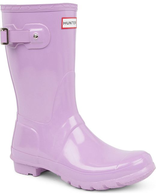 lilac hunter wellies