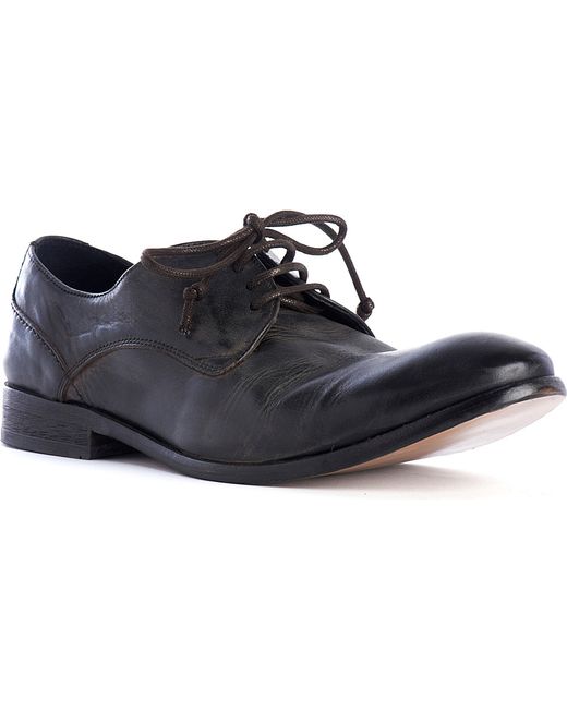H by Hudson Black Dylan Derby Shoes for men
