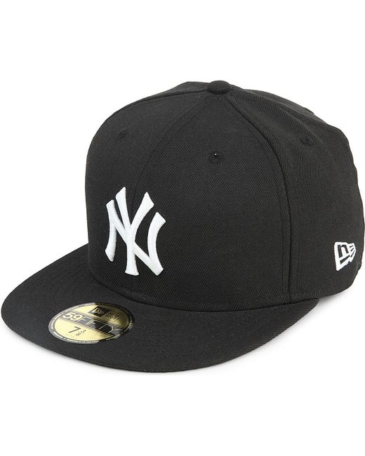 Ktz New York Yankees 59fifty Baseball Cap in Black for Men (Black/white ...